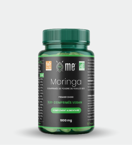 Moringa Bio Gélules 150 – Sans goût – Cure 30 jours – Vegan – Kenya