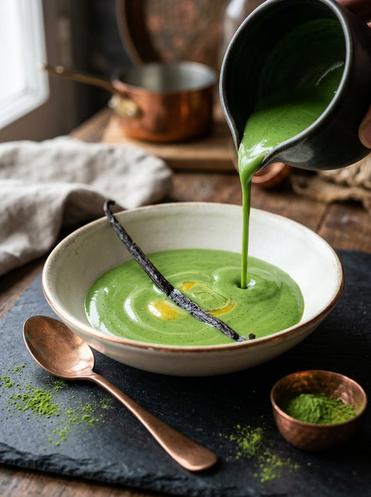 La Crème Anglaise au Souffle Vert : Quand la Haute Pâtisserie Épouse la Rigueur Botanique