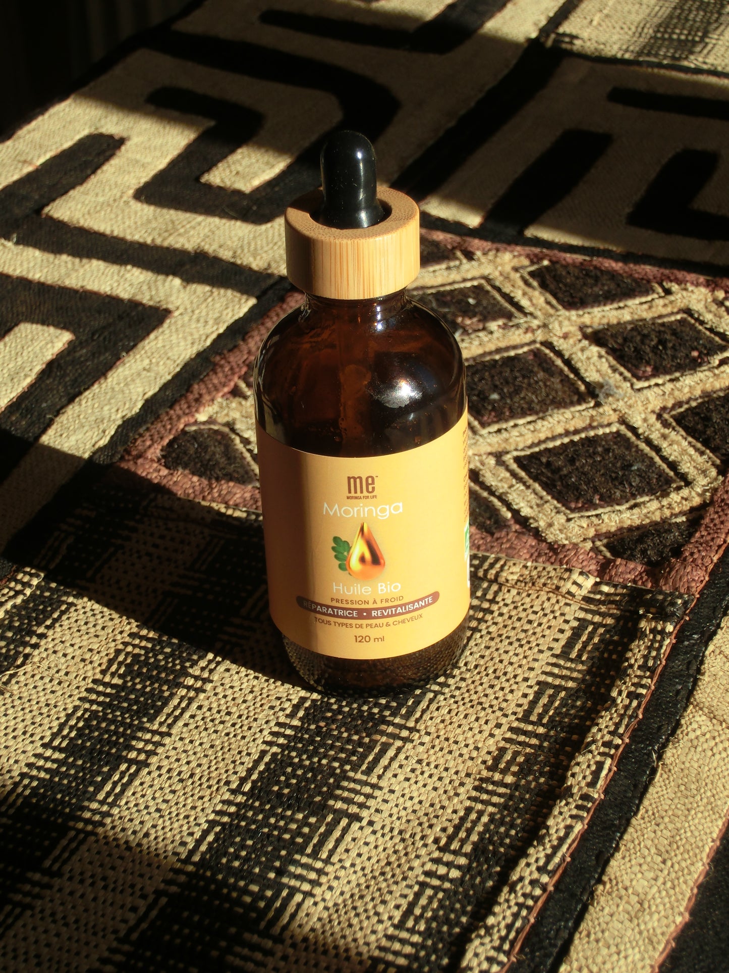 Huile de Moringa Bio me™ — 120 ml — Pressée à froid — Kenya