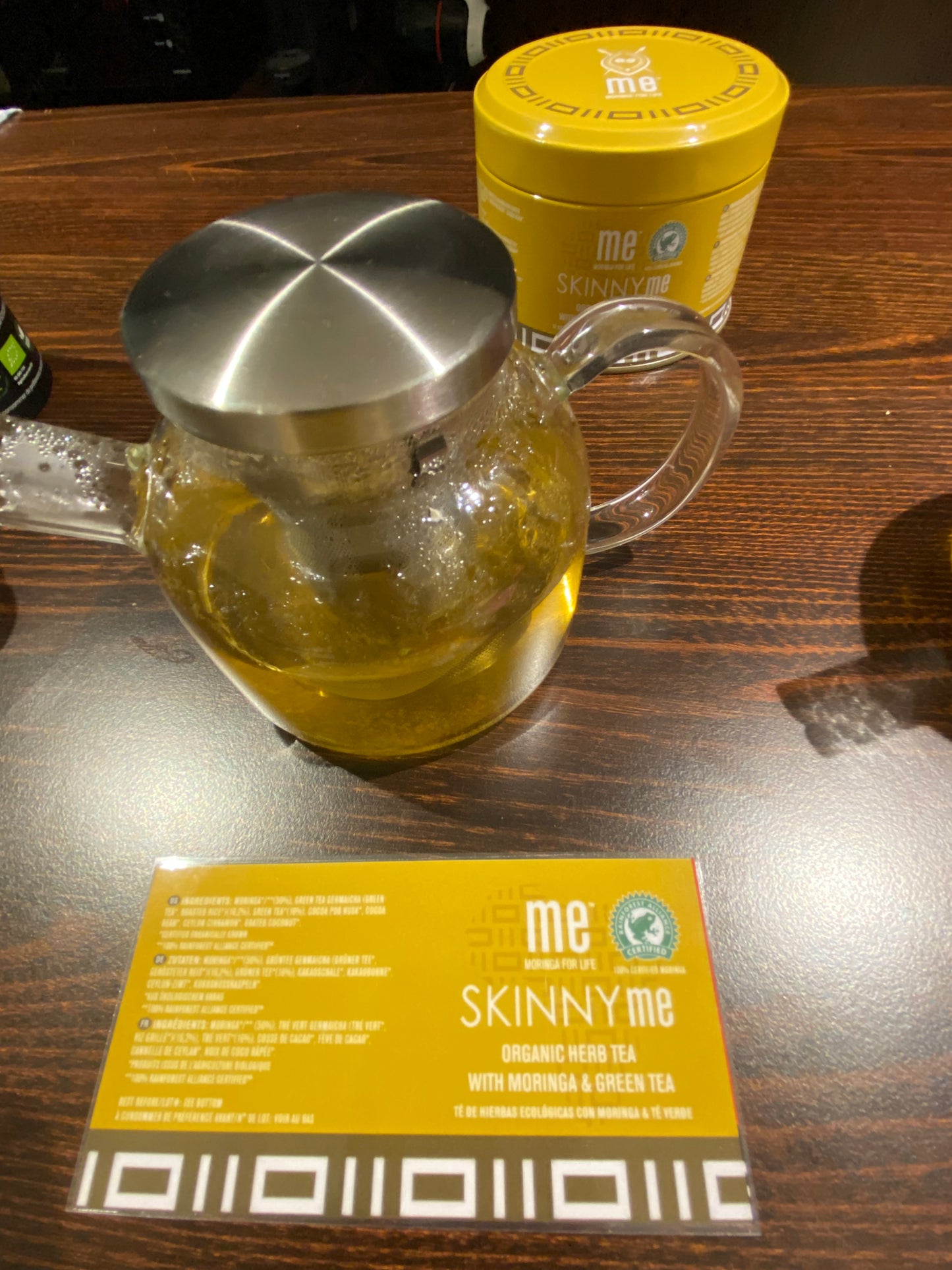 SKINNY me® moringa, groene thee, genmaicha thee, cacao, kaneel...