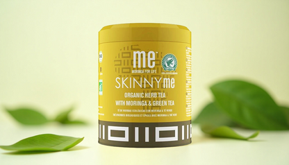 SKINNY me® moringa, groene thee, genmaicha thee, cacao, kaneel...